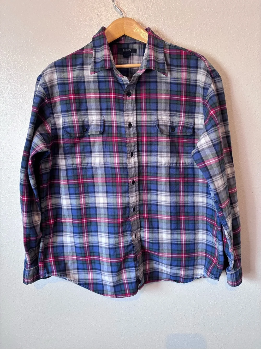 J crew flannel shirt